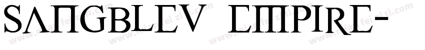 sangbleu empire字体转换